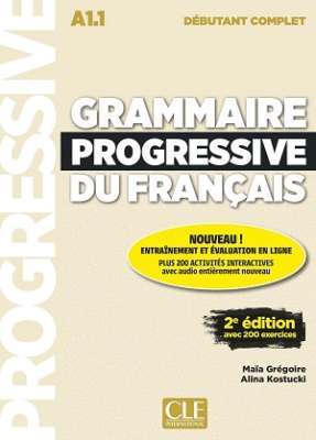 Фото - Grammaire Progressive du Francais  2e Edition Debutant Complet A1.1 Livre + CD