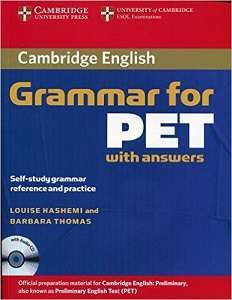 Фото - Cambridge Grammar for PET Book with answers and Audio CD