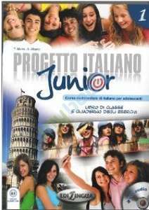 Фото - Progetto Italiano Junior 1 Libro & Quaderno + CD audio Gratis