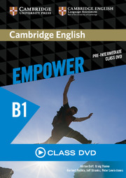 Фото - Cambridge English Empower B1 Pre-Intermediate Class DVD