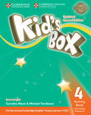 Фото - Kid's Box Updated Second edition 4 Activity Book with Online Resources