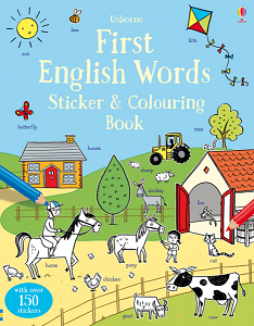 Фото - First English Words Sticker and Colouring Book
