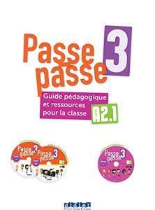 Фото - Passe-passe 3 A2.1 Guide Pédagogique et ressources pour la classe + CD mp3 + DVD