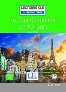 LCFB1/1500 mots Le Toure du monde en 80 jours Livre+CD