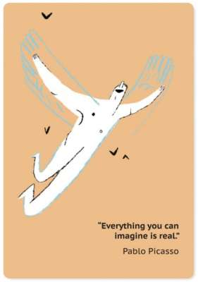 Фото - Магнітна листівка Everything is real