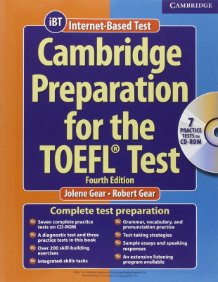 Фото - Cambridge Preparation TOEFL Test 4th Ed Book with CD-ROM