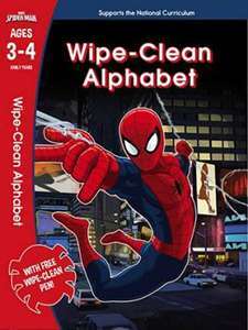 Фото - Spider-Man: Wipe-Clean Alphabet Ages 3-4