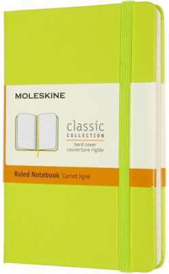 Фото - Записник Moleskine Classic кишеньковий / Лінійка Лимонний Зелений