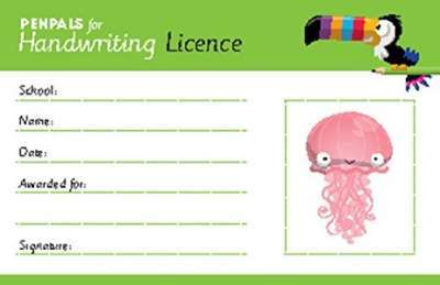 Фото - Penpals for Handwriting Pen Licence Cards (pack of 200)