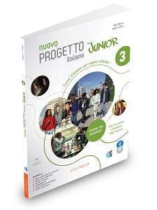 Фото - Progetto Italiano Junior Nuovo 3 Libro & Quaderno dell’insegnante + CD audio + DVD