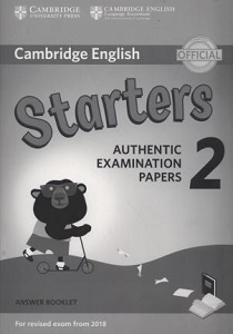Фото - Cambridge English Starters 2 for Revised Exam from 2018 Answer Booklet