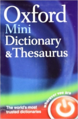 Фото - Oxford Mini Dictionary & Thesaurus