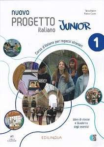 Фото - Progetto Italiano Junior Nuovo 1 Libro & Quaderno + audio + video (QR code)