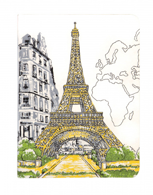 Фото - Handmade Journal: Paris Eiffel Tower