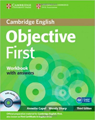 Фото - Objective First Third edition Workbook with answers with Audio CD