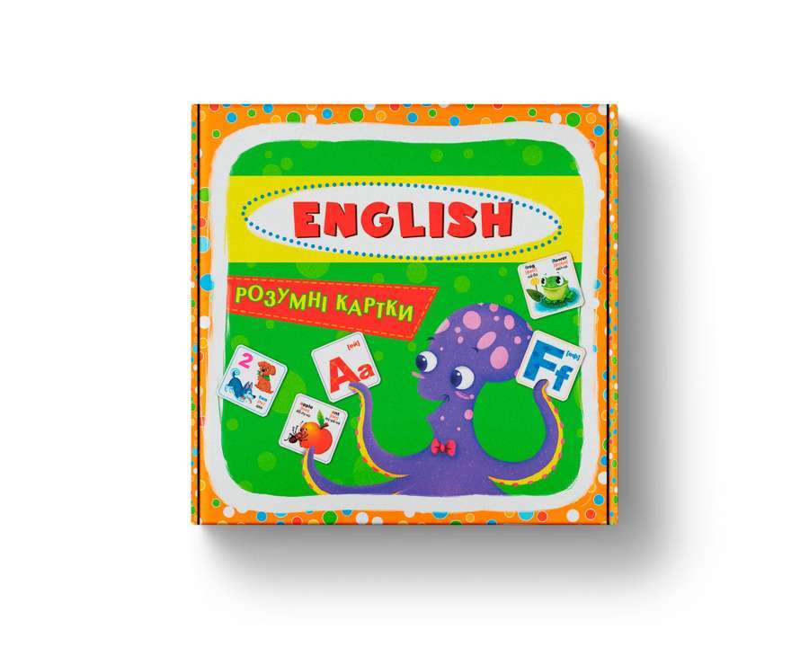 Розумні картки. English ABC. 30 карток