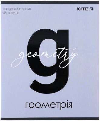 Фото - Зошит предметн. 48 арк., кл., софт т.УФ лак,Letters геометр.