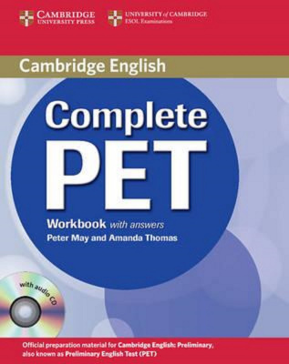 Фото - Complete PET Workbook with answers with Audio CD