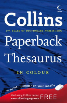 Фото - Collins Paperback Thesaurus A-Z 6th Edition