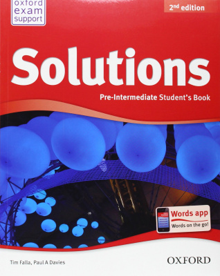 Фото - Solutions 2nd Edition Pre-Intermediate SB