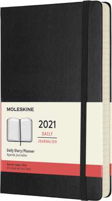 Фото - Щоденник Moleskine 2021 середній / Чорний