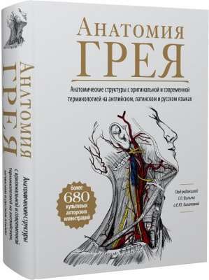 Фото - Анатомия Грея: анатомические структуры с оригинальной и современной терминологией на английском, лат