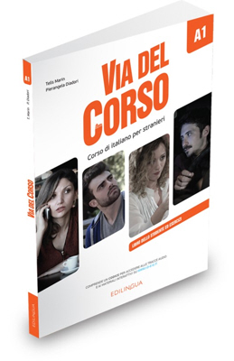 Фото - Via Del Corso A1 Libro dello studente ed esercizi CD audio (2) + DVD