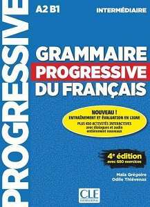 Фото - Grammaire Progressive du Francais 4e Edition Intermediaire Livre + CD + Livre-web 100% interactif
