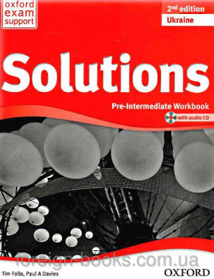 Фото - Solutions 2nd Edition Pre-Intermediate WB with Audio CD (UA)