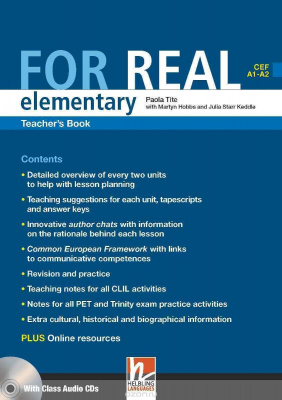 Фото - For Real Elementary Teacher's Book with Class Audio CDs