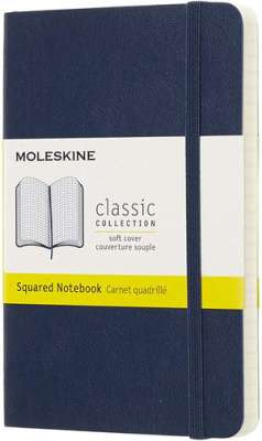 Фото - Записник Moleskine Classic кишеньковий / Клітинка Сапфір М’який