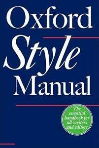 Фото - Oxford Style Manual