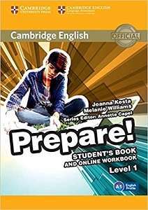 Фото - Cambridge English Prepare! Level 1 SB and online WB including Companion for Ukraine