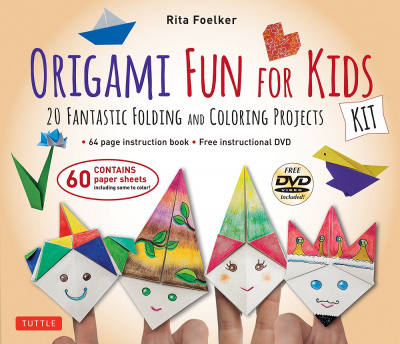 Фото - Origami Fun for Kids Kit : 20 Fantastic Folding and Coloring Projects