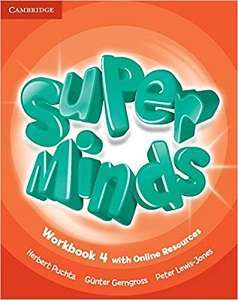 Фото - Super Minds 4 Workbook with Online Resources