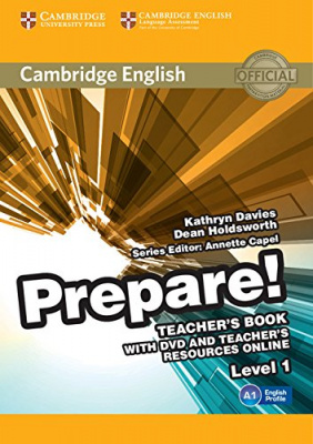 Фото - Cambridge English Prepare! Level 1 TB with DVD and Teacher's Resources Online