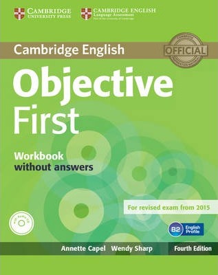 Фото - Objective First Fourth edition WB without answers with Audio CD