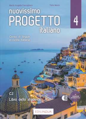 Фото - Progetto Italiano Nuovissimo 4 (C2) Libro dello studente + audio (QR code)