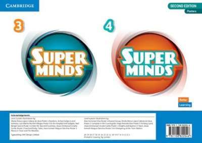 Фото - Super Minds  2nd Edition 3-4 Posters British English (10)