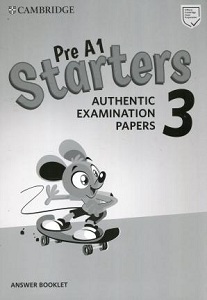 Фото - Cambridge English Starters 3 for Revised Exam from 2018 Answer Booklet