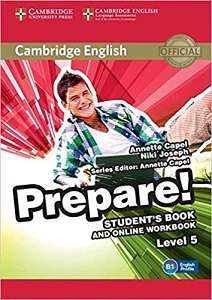 Фото - Cambridge English Prepare! Level 5 SB and online WB including Companion for Ukraine