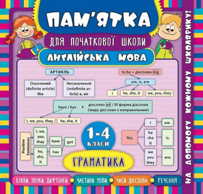 Фото - Пам'ятка для початкової школи. Англійська мова. Граматика. 1-4 класи