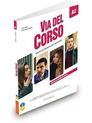 Фото - Via Del Corso A2 Libro dello studente ed esercizi CD audio (2) + DVD