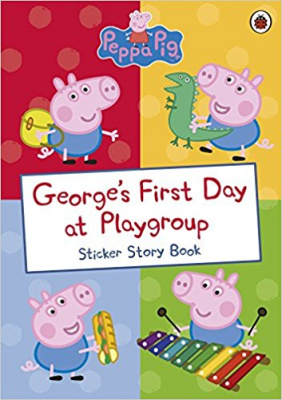 Фото - Peppa Pig: George's First Day at Playgroup Sticker Story book