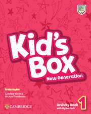 Фото - Kid's Box New Generation 1 Activity Book with Digital Pack