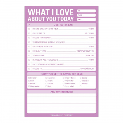 Фото - What I Love about You Today Pad