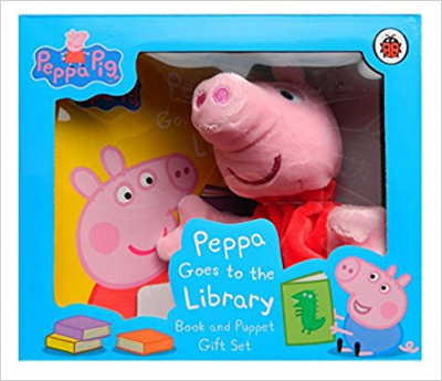 Фото - Peppa Goes to the Library  Book and Puppet