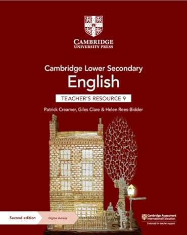 Cambridge Lower Secondary English 2nd Ed 9 Teacher's...