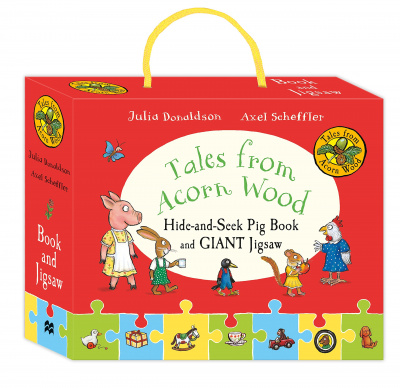Фото - Tales from Acorn Wood: Hide-and-Seek Pig Book and Jigsaw Set