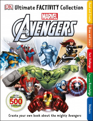 Фото - Marvel the Avengers Ultimate Factivity Collection with 500 stickers